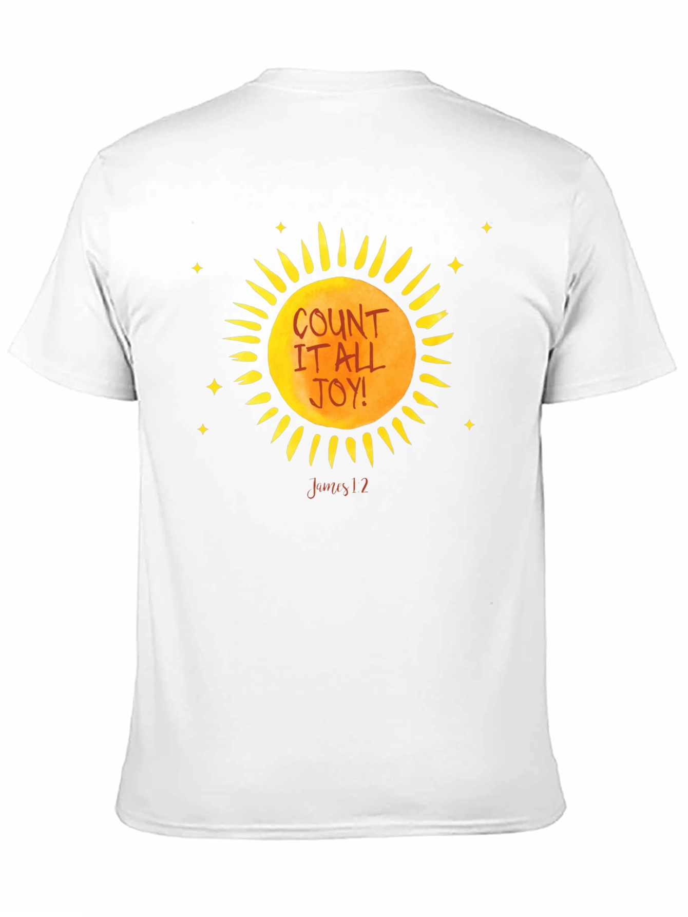 Count It All Joy Sun Graphic Tee - Black