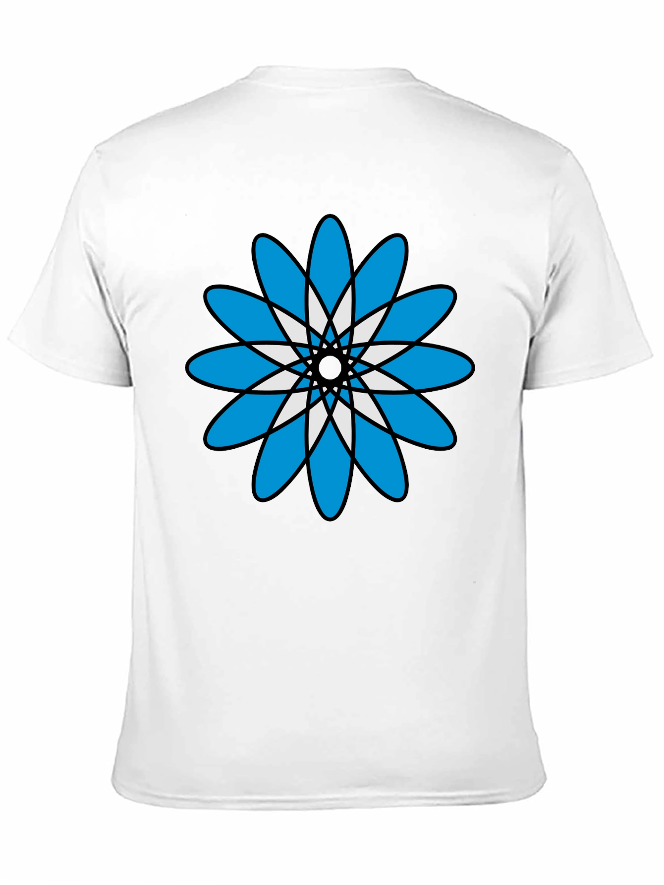 Floral Graphic Print Black T-Shirt