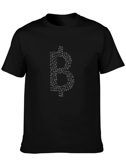Bitcoin Logo Black T-Shirt - Crypto Fashion