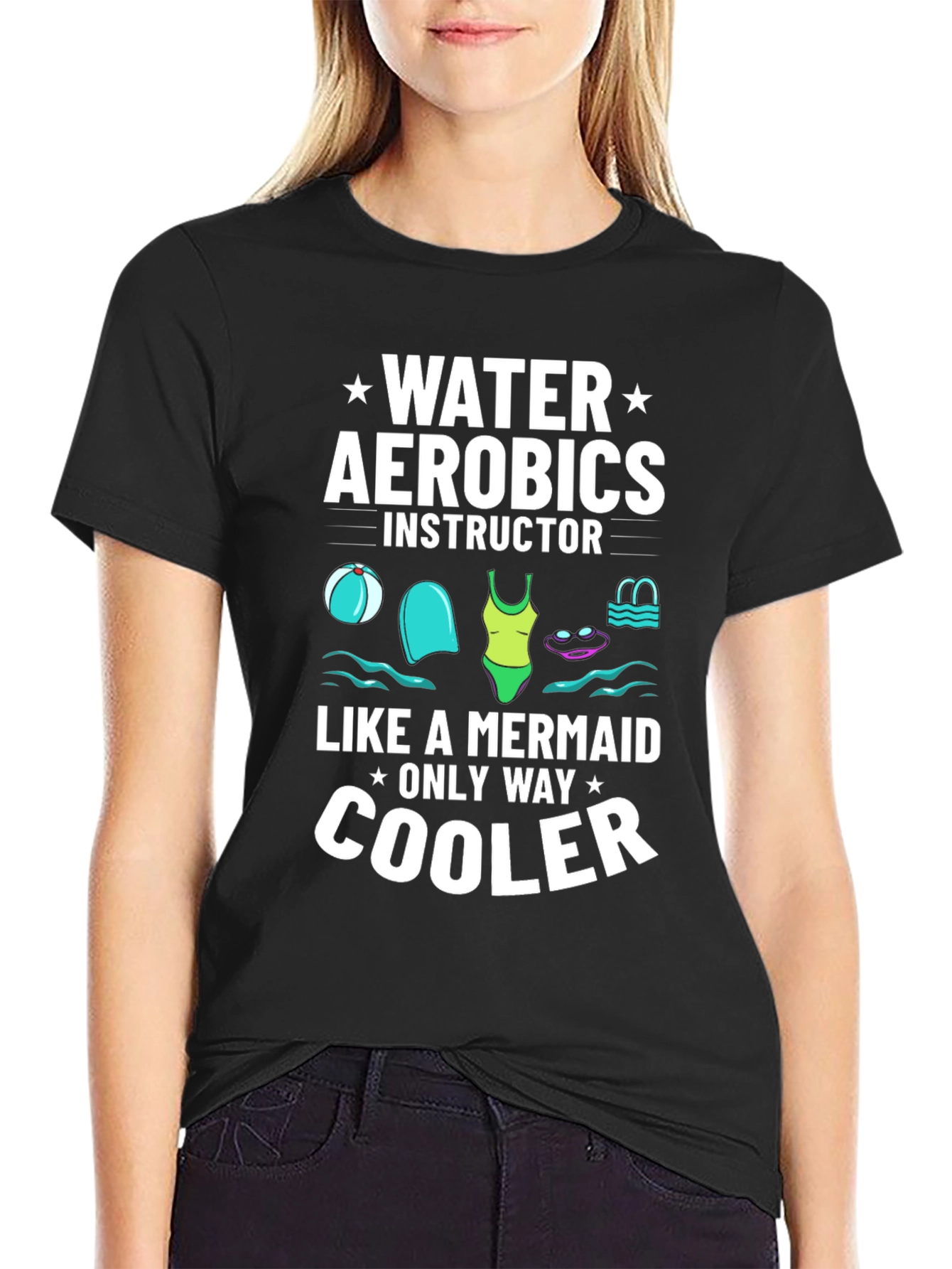 Water Aerobics Instructor Graphic Tee