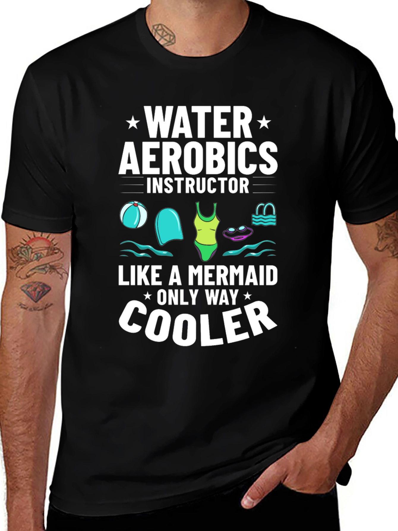 Water Aerobics Instructor Graphic Tee