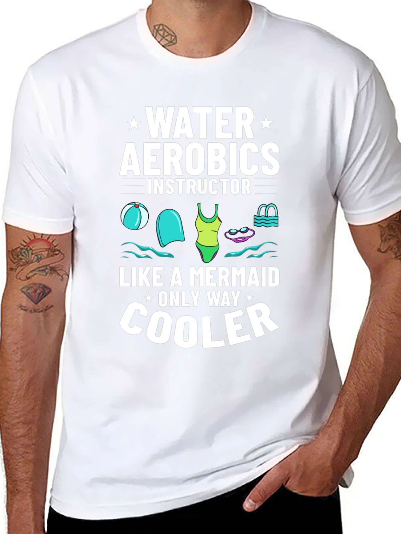 Water Aerobics Instructor Graphic Tee
