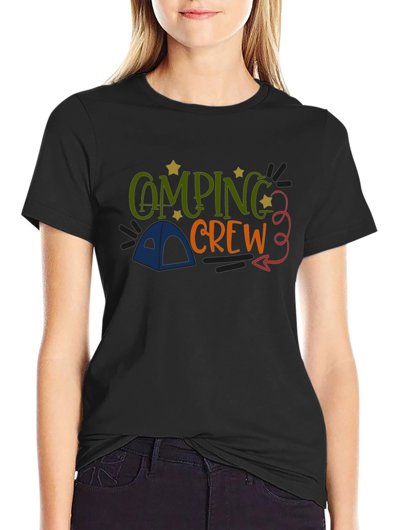 Camping Crew Graphic Tee