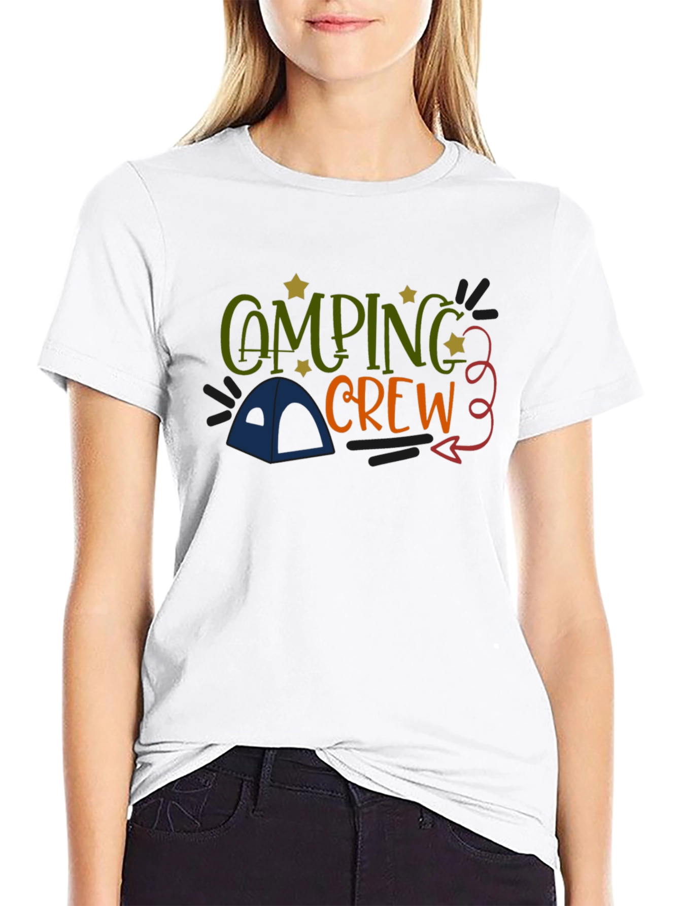 Camping Crew Graphic Tee