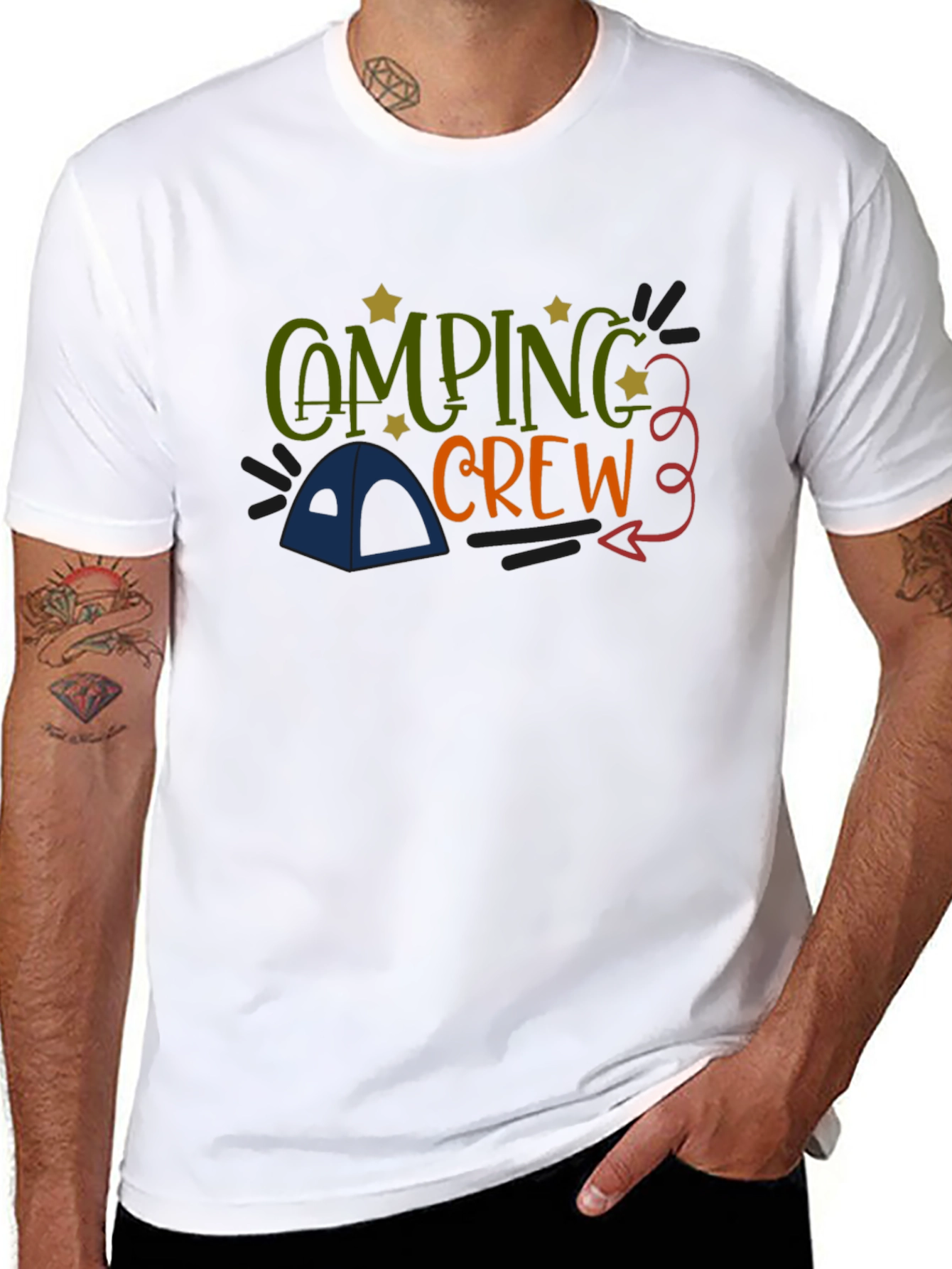 Camping Crew Graphic Tee