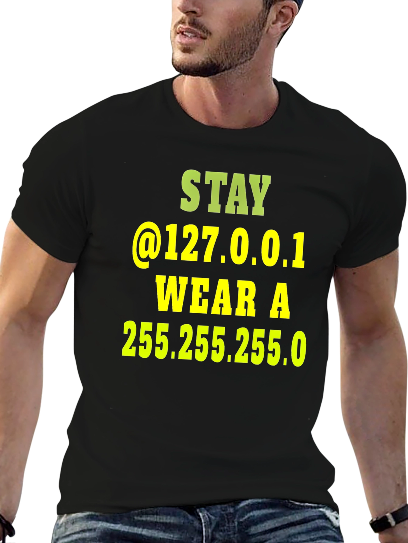 Stay Home T-Shirt 127.0.0.1 Developer Humor Tee
