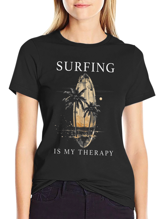 Surfing is My Therapy Graphic Tee