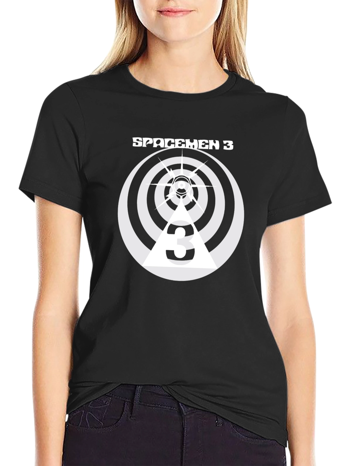 Spacemen 3 Black Graphic Tee - Retro Band Shirt
