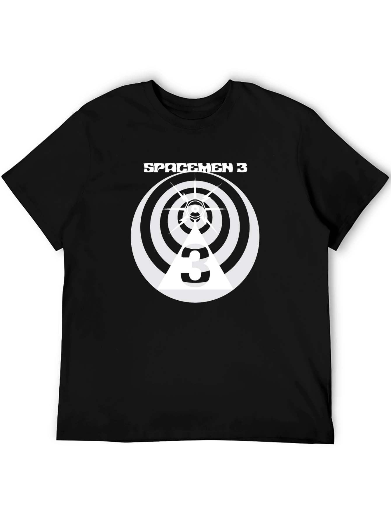 Spacemen 3 Black Graphic Tee - Retro Band Shirt