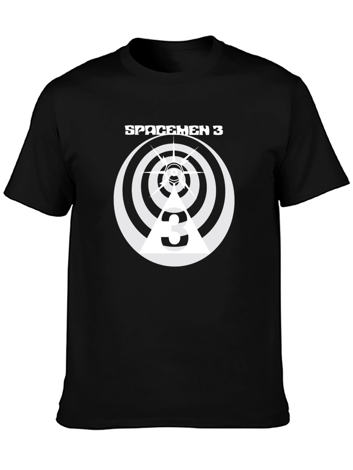 Spacemen 3 Black Graphic Tee - Retro Band Shirt