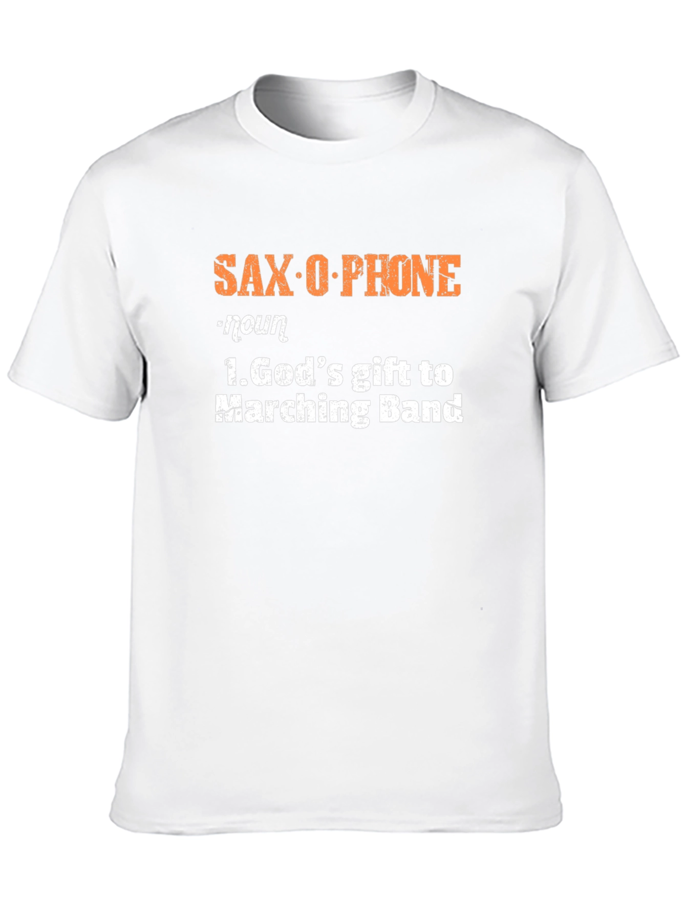 Saxophone Definition Black T-Shirt