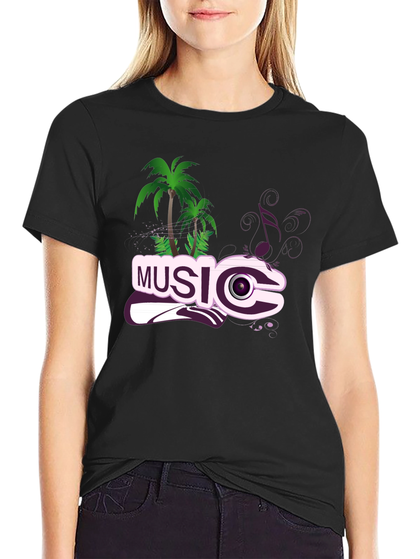 Music Lover Tee - Island Vibes Graphic T-Shirt