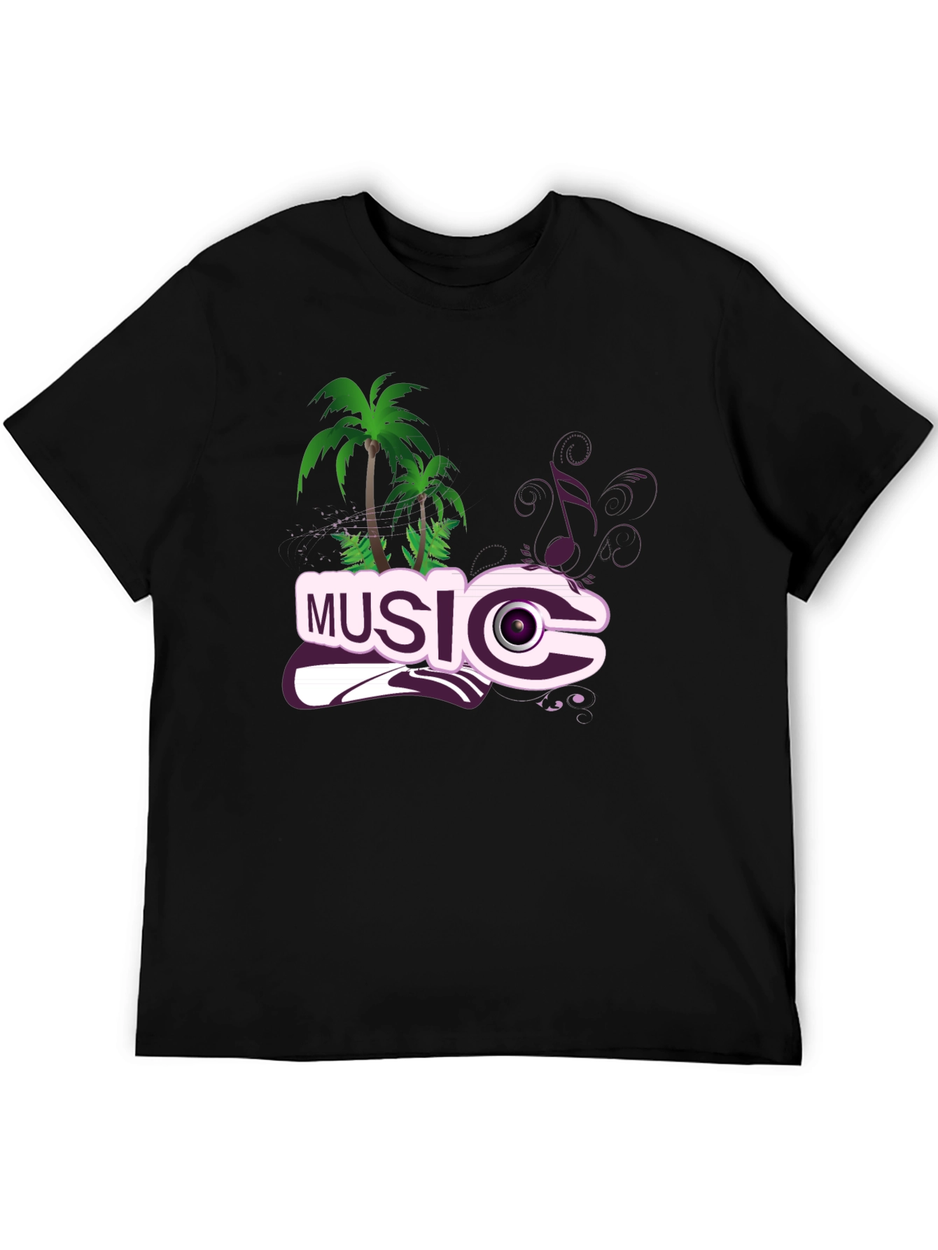 Music Lover Tee - Island Vibes Graphic T-Shirt