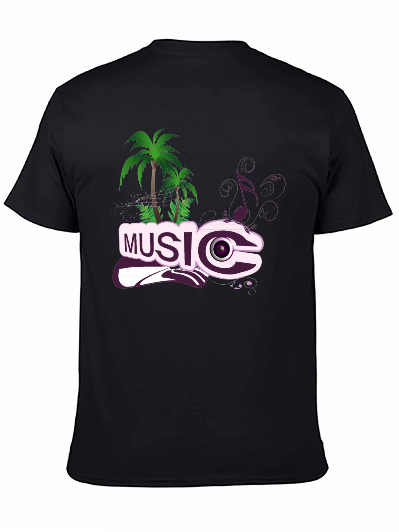 Music Lover Tee - Island Vibes Graphic T-Shirt