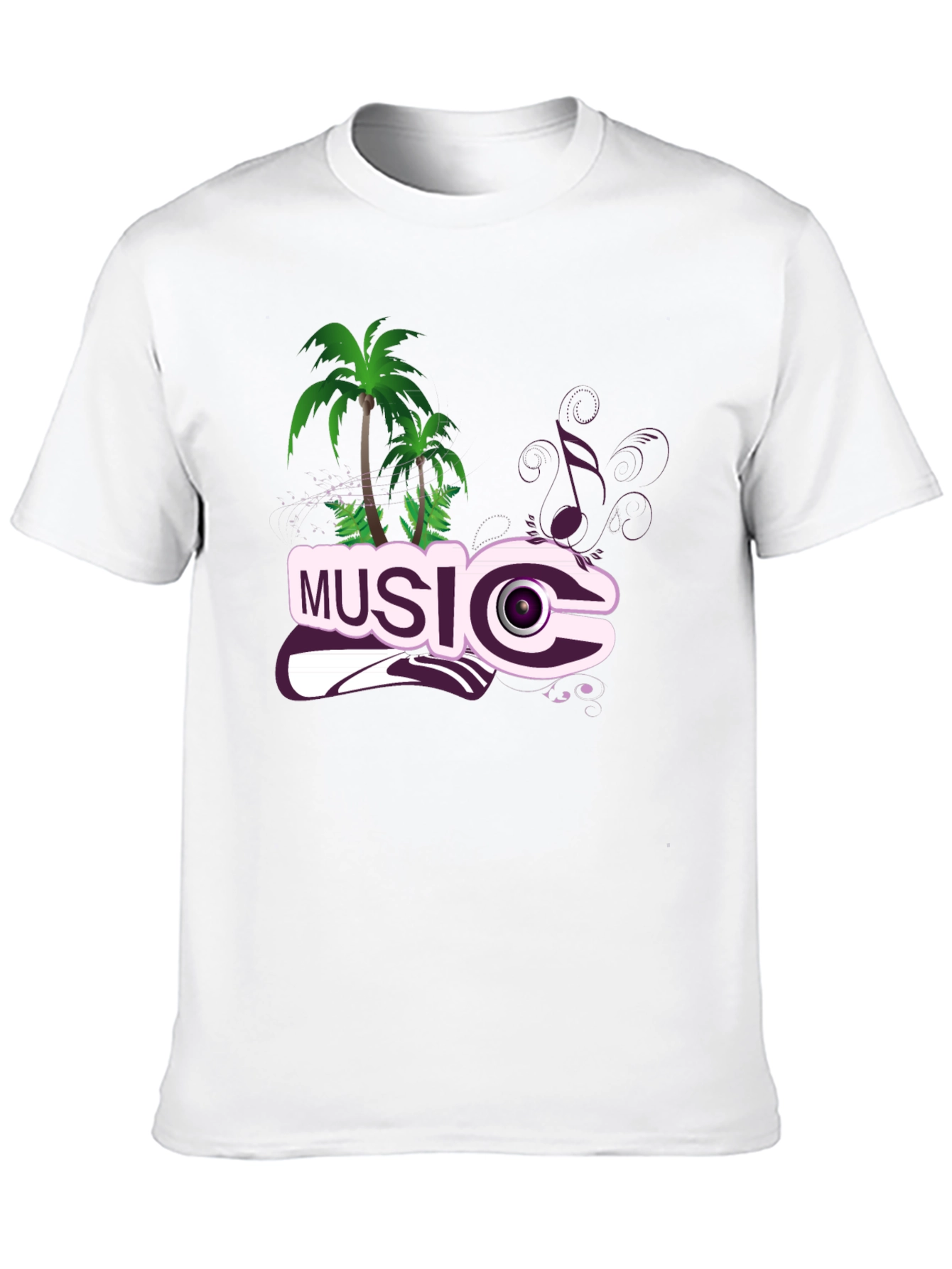 Music Lover Tee - Island Vibes Graphic T-Shirt