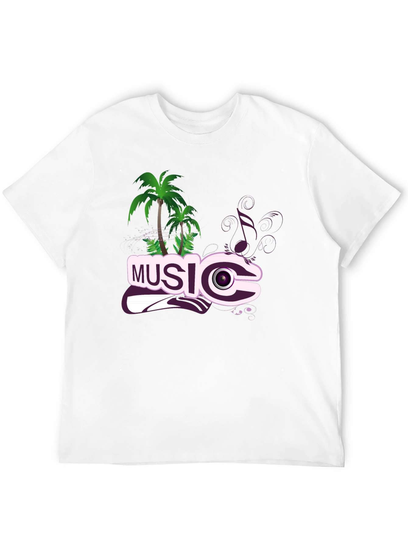 Music Lover Tee - Island Vibes Graphic T-Shirt