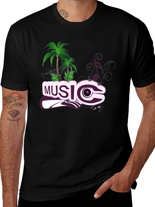Music Lover Tee - Island Vibes Graphic T-Shirt