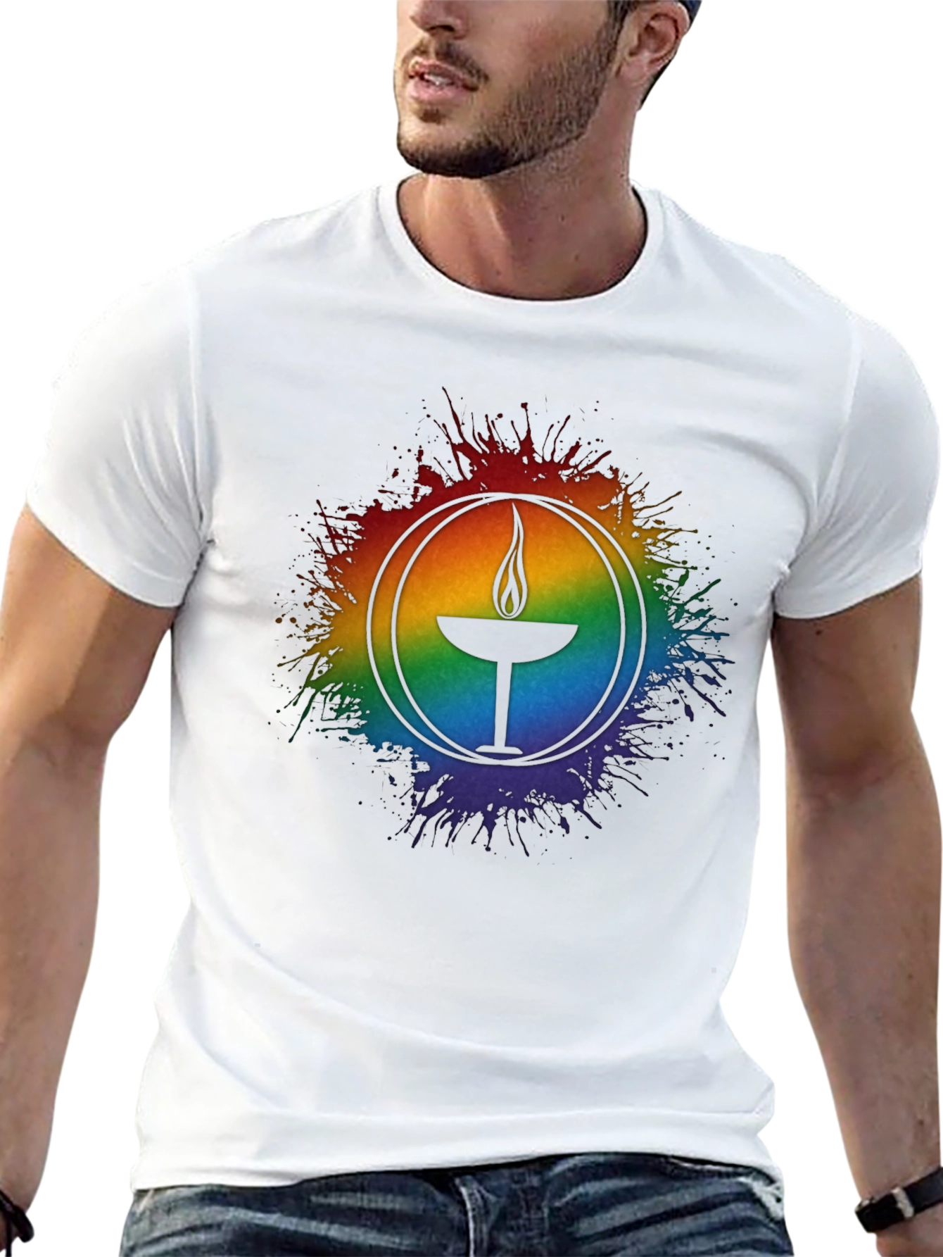 Rainbow Chalice T-Shirt - Pride Symbol Tee