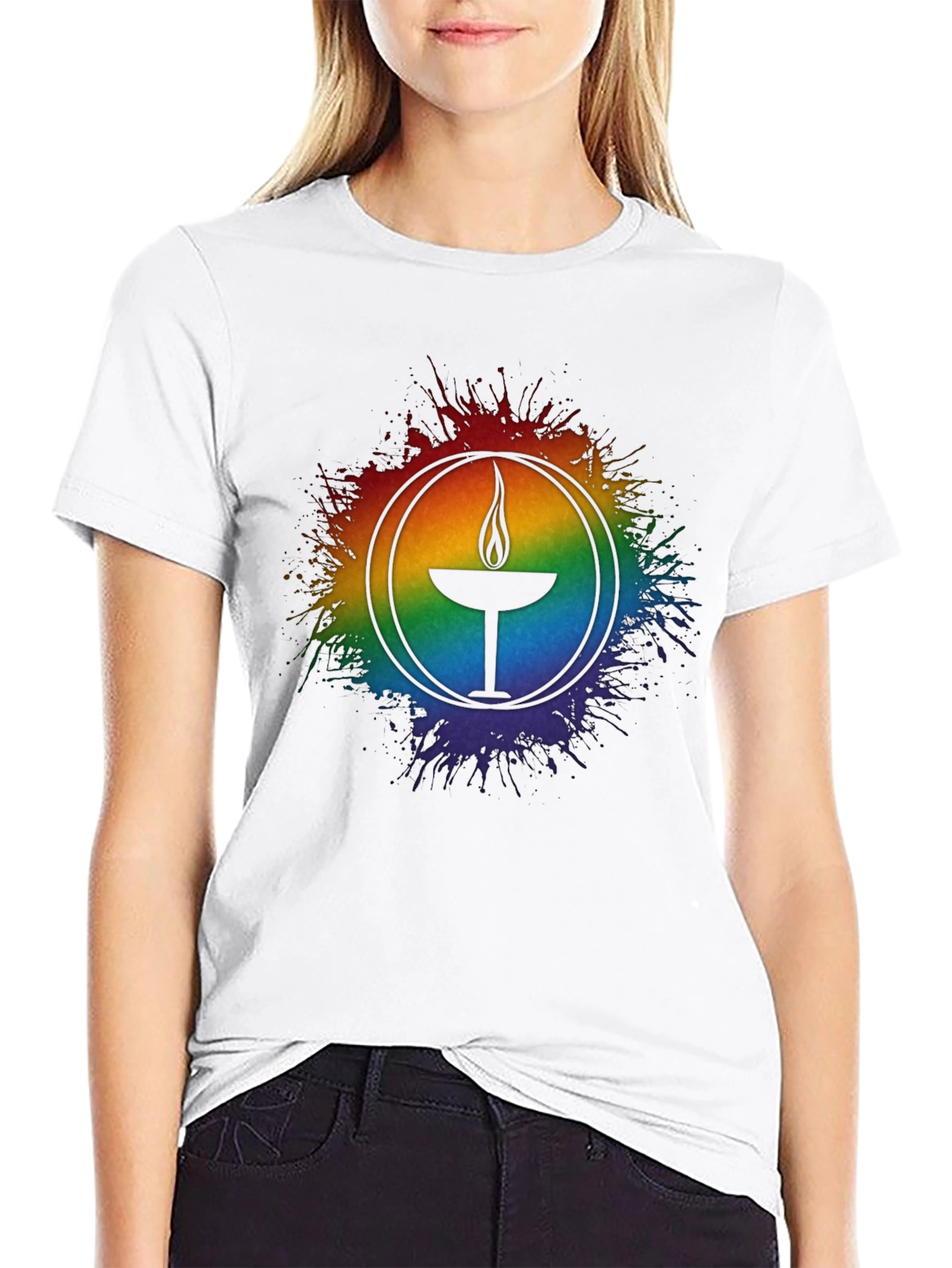 Rainbow Chalice T-Shirt - Pride Symbol Tee