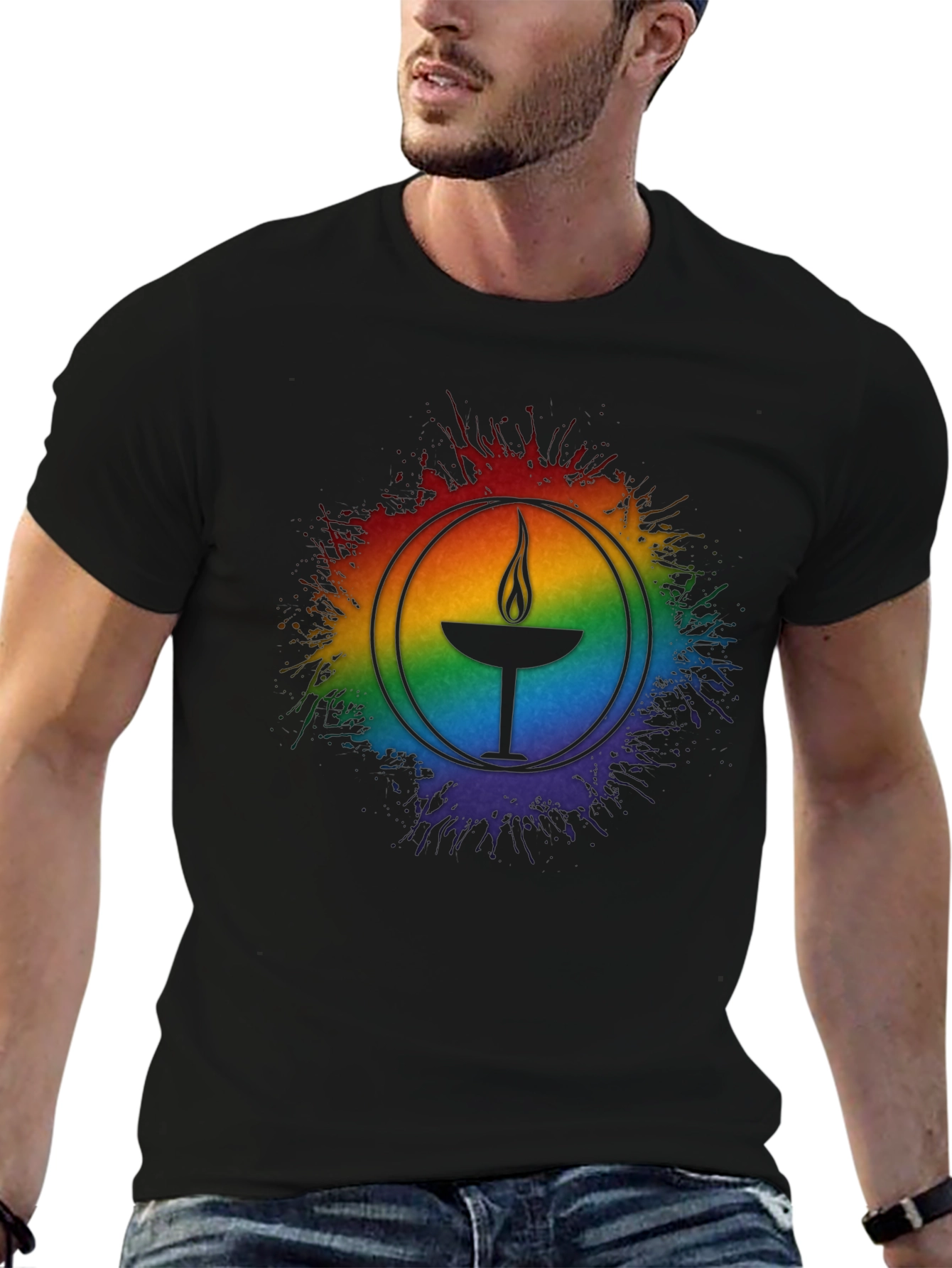 Rainbow Chalice T-Shirt - Pride Symbol Tee