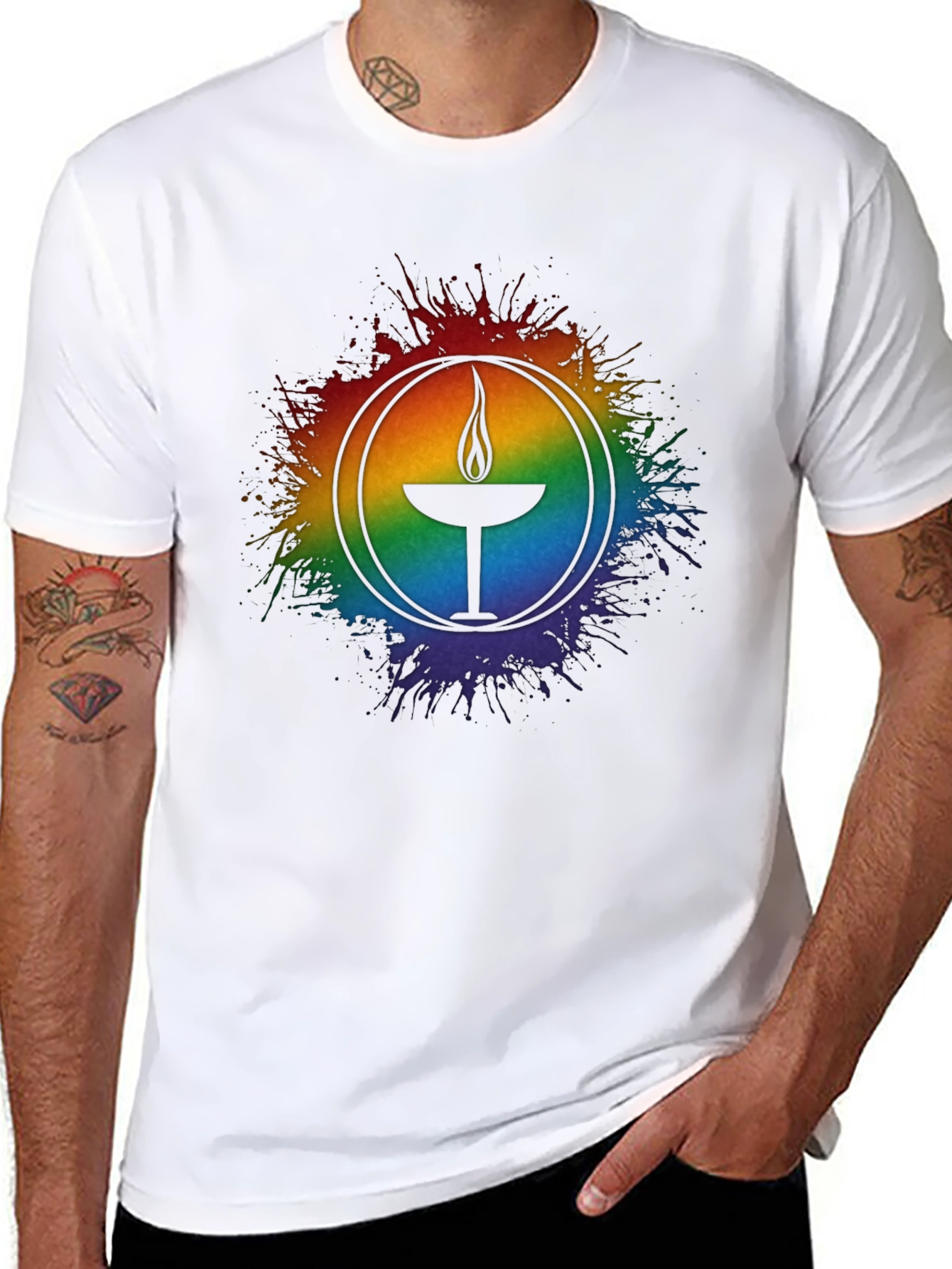 Rainbow Chalice T-Shirt - Pride Symbol Tee