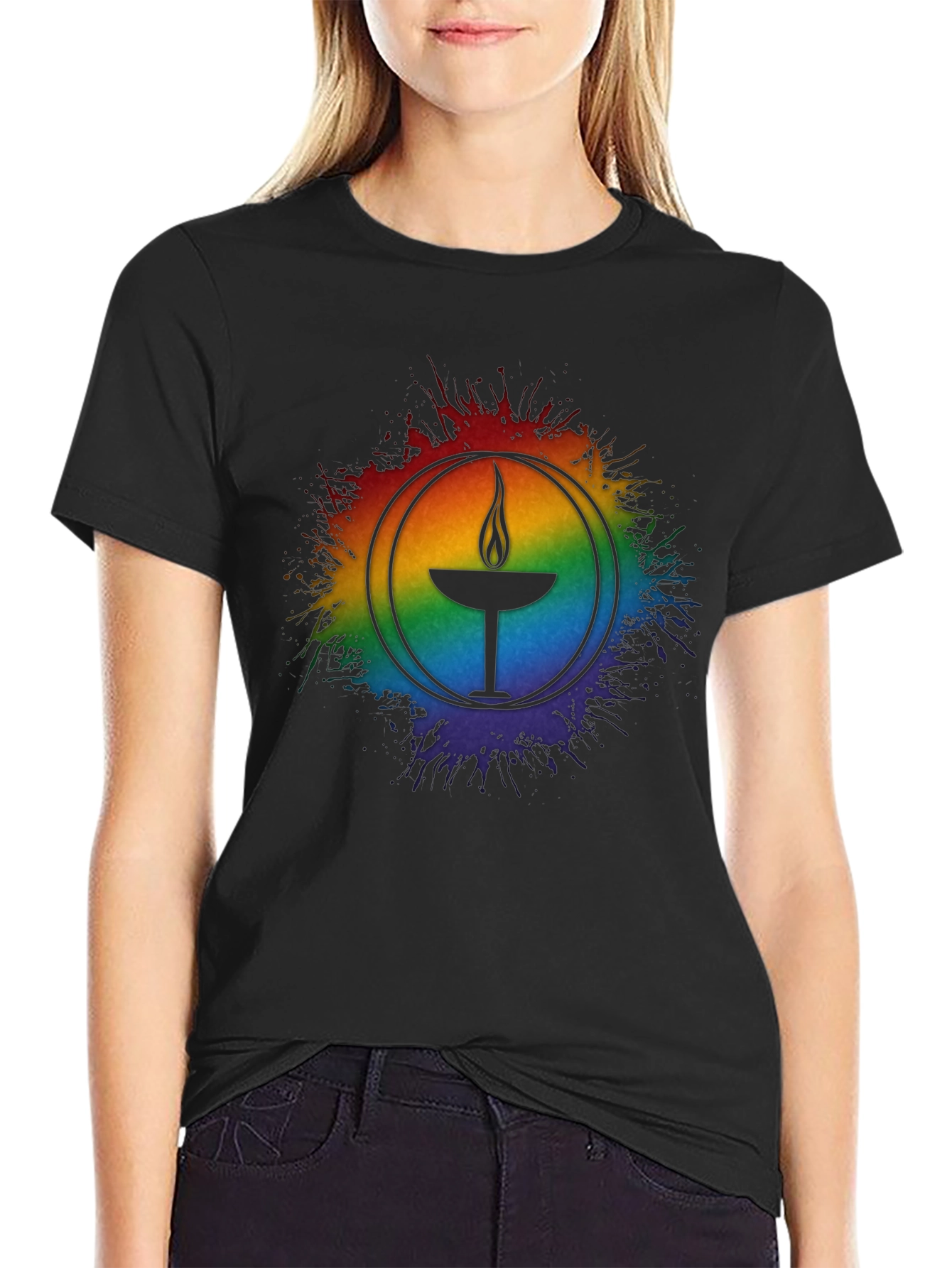 Rainbow Chalice T-Shirt - Pride Symbol Tee