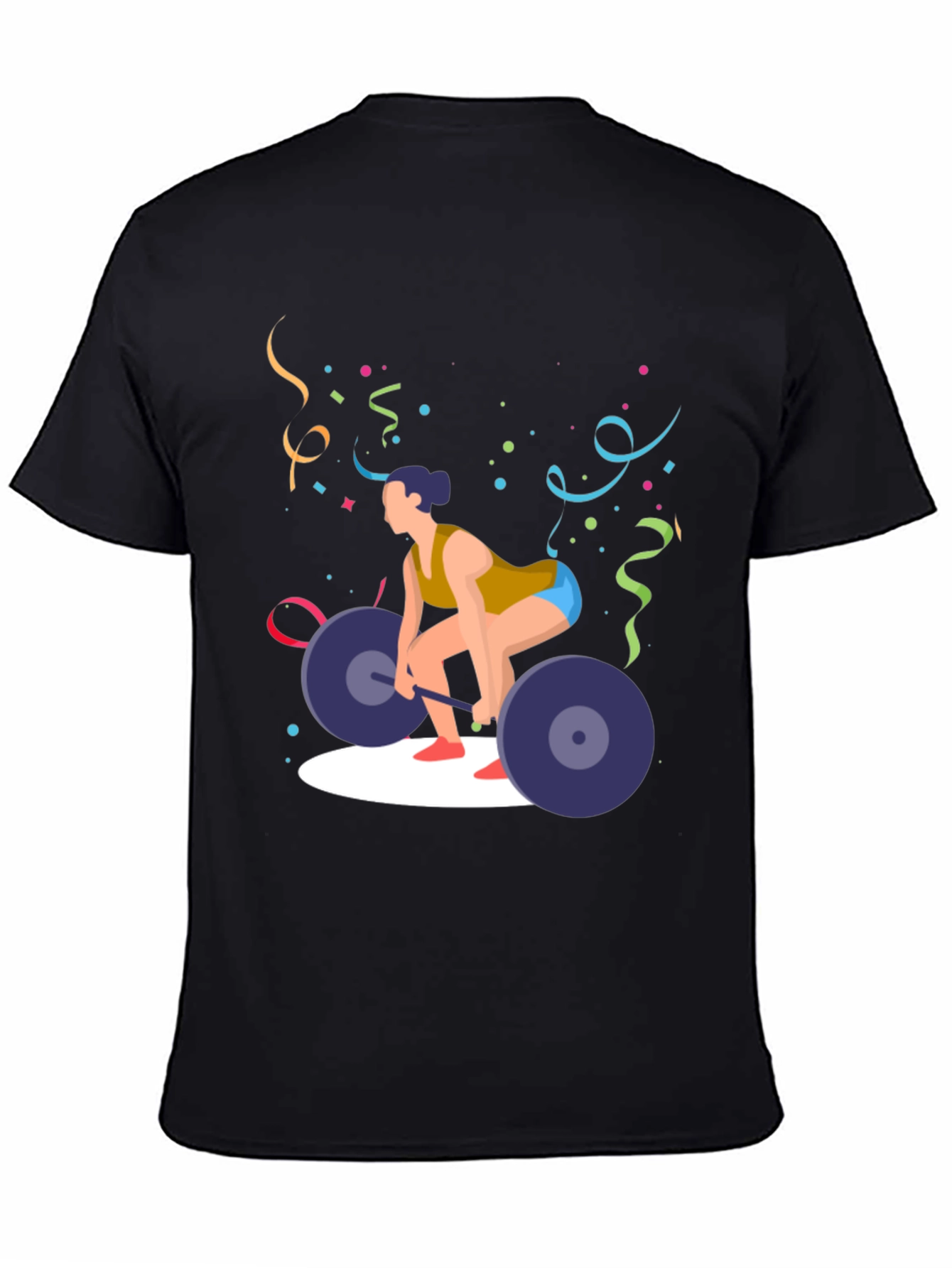 Weightlifting T-Shirt - Black Gym Tee
