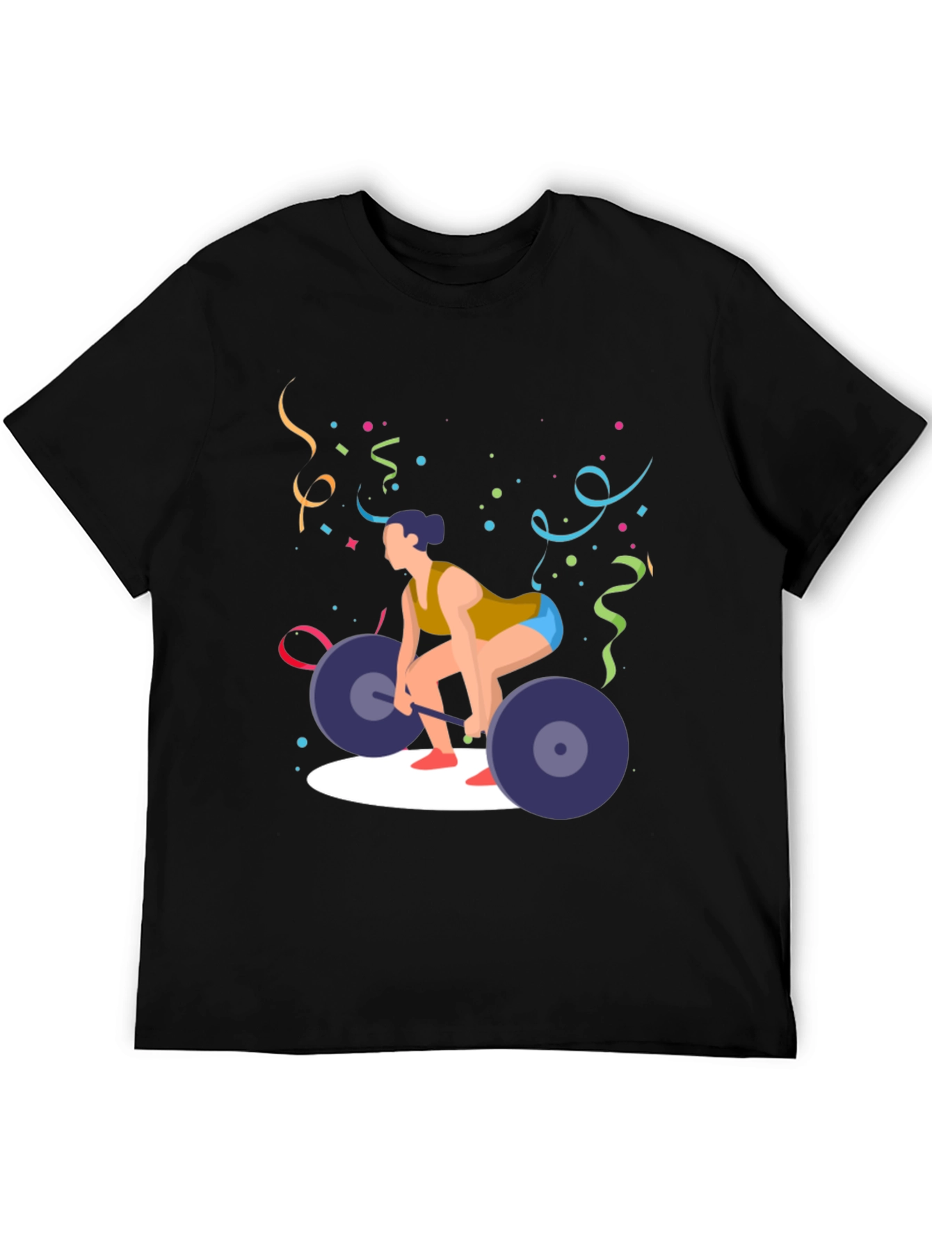 Weightlifting T-Shirt - Black Gym Tee