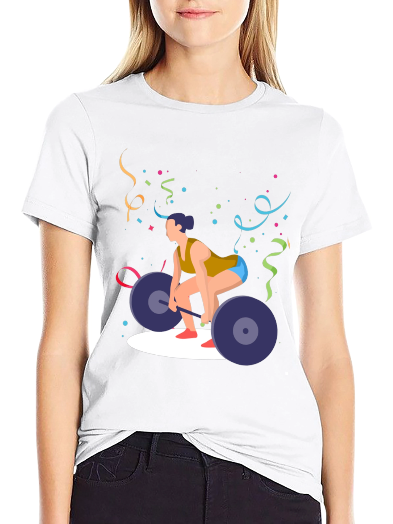 Weightlifting T-Shirt - Black Gym Tee