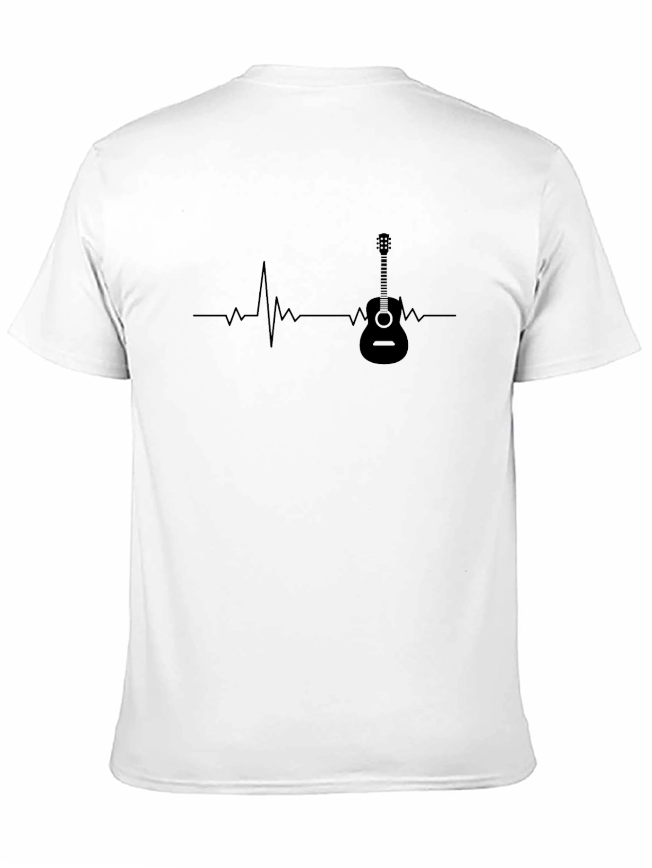 Guitar Heartbeat T-Shirt - Music Lover Tee