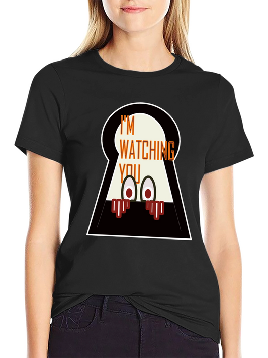Im Watching You Graphic Tee - Mens Black T-Shirt