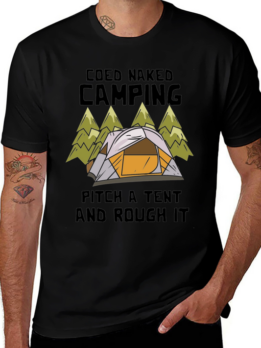Coed Naked Camping Tent T-Shirt