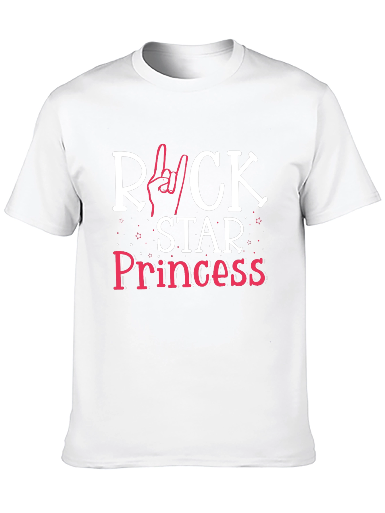 Rockstar Princess Graphic T-Shirt - Black Cotton Tee