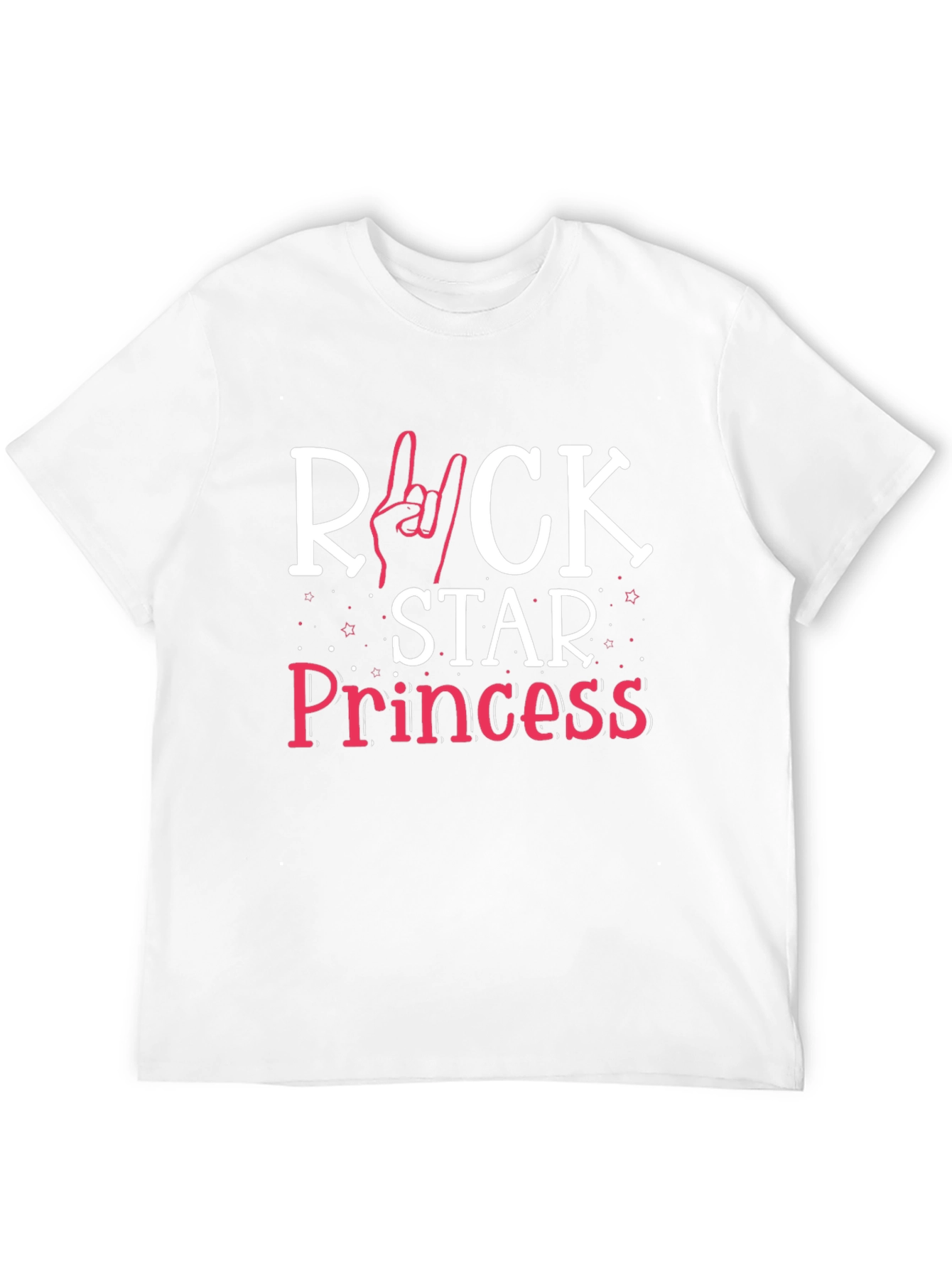Rockstar Princess Graphic T-Shirt - Black Cotton Tee
