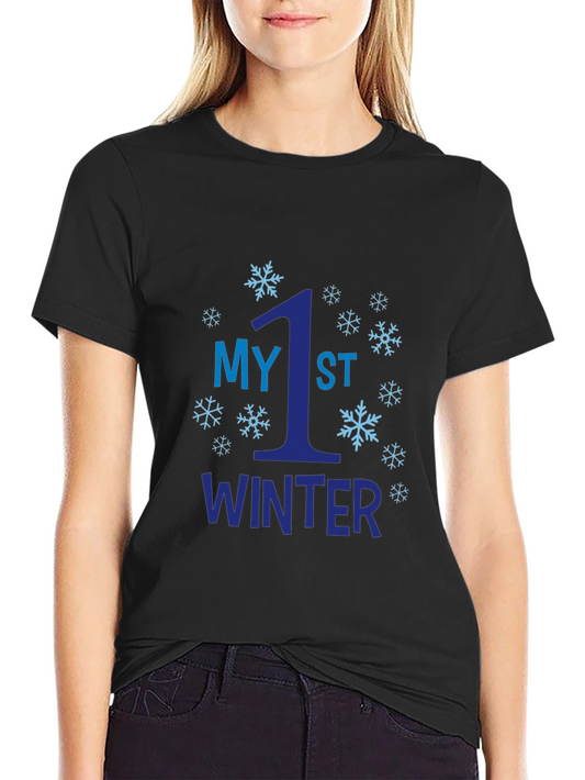 My First Winter Snowflake Shirt