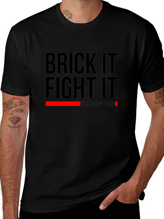 Brick It Fight It Boxing Team Graphic T-Shirt