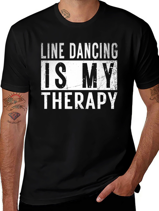Line Dancing Therapy Graphic T-Shirt