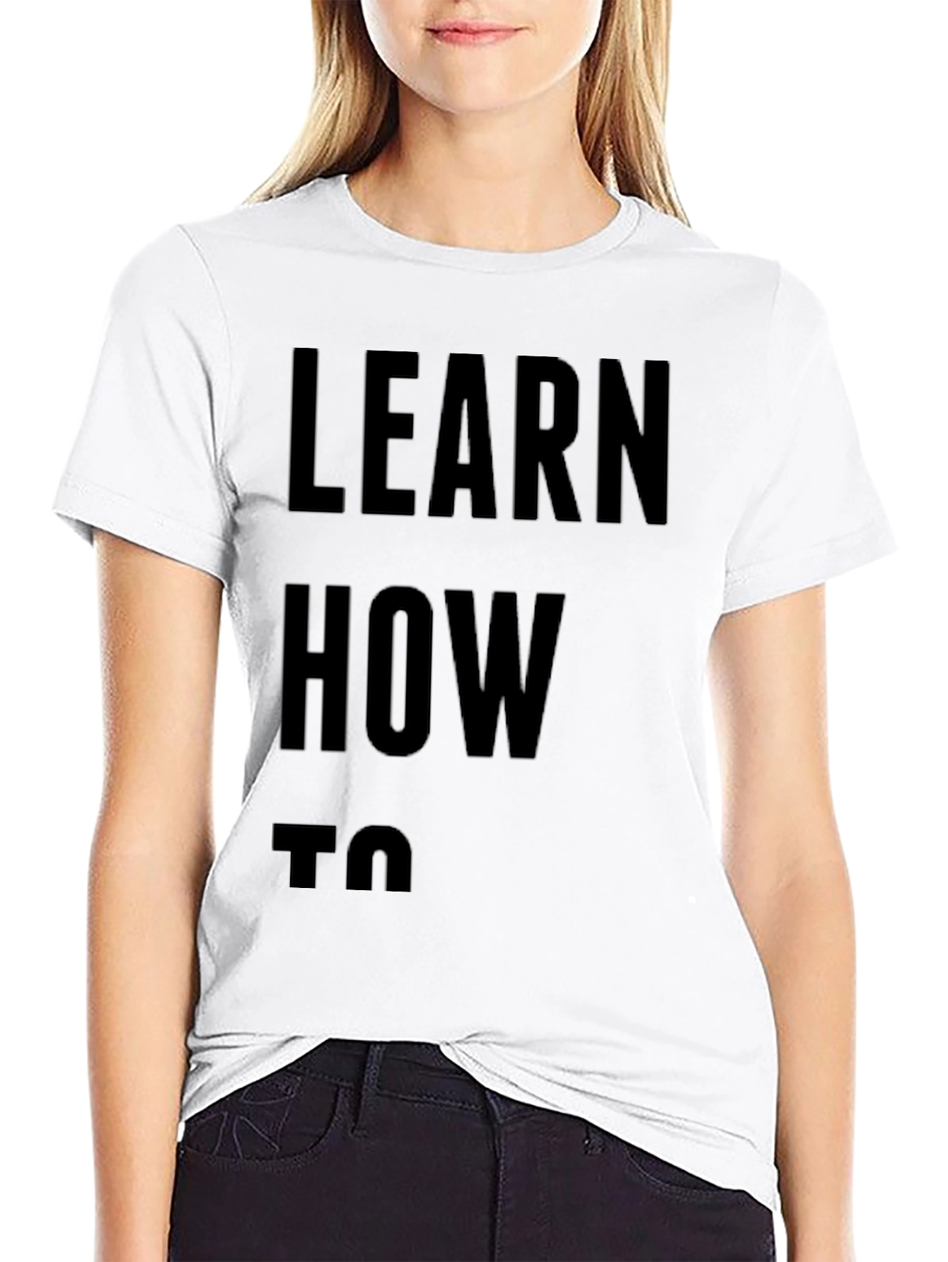 Learn How To T-Shirt - Mens Black Tee