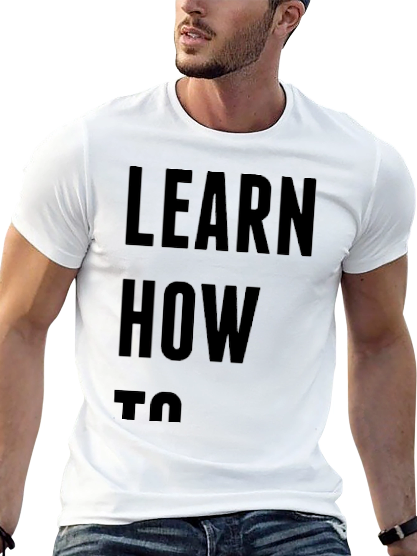 Learn How To T-Shirt - Mens Black Tee