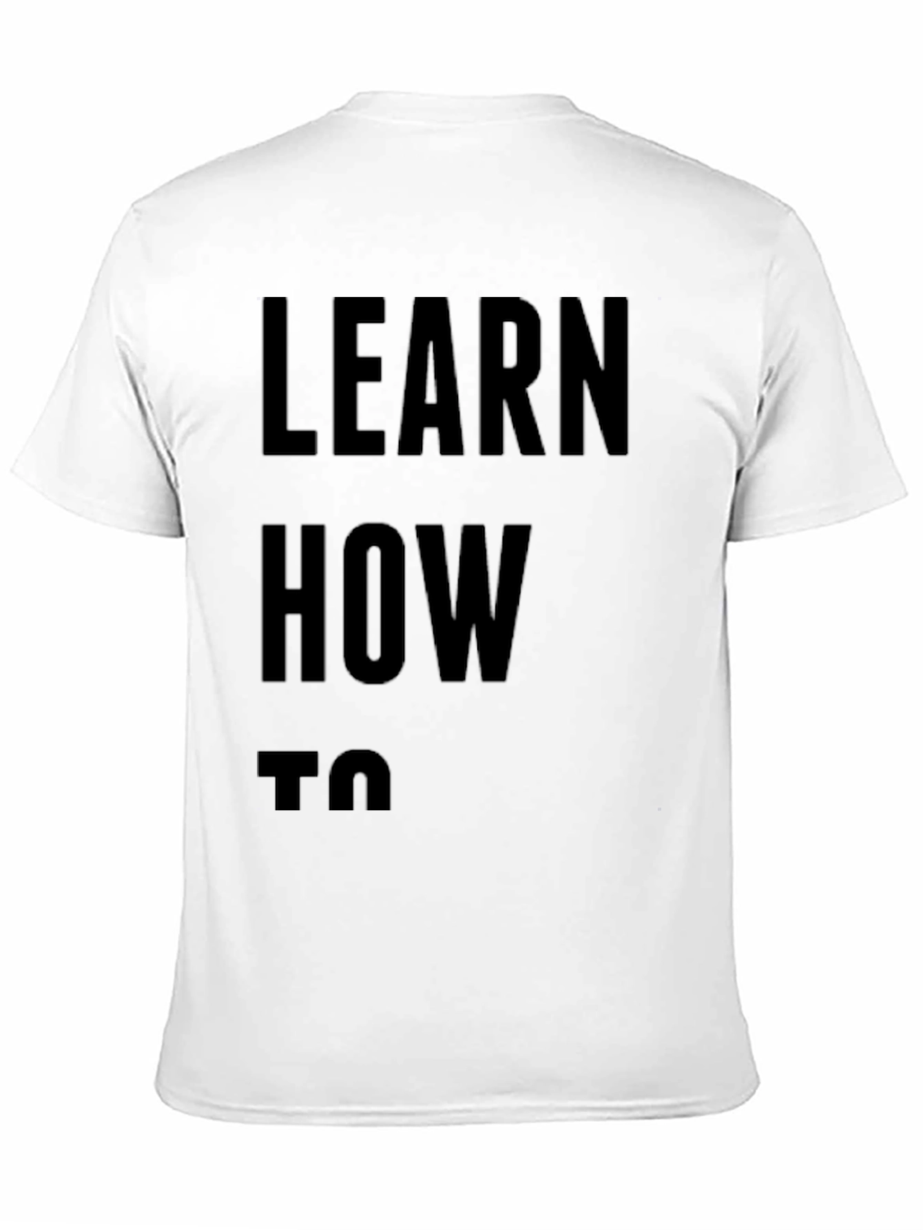 Learn How To T-Shirt - Mens Black Tee