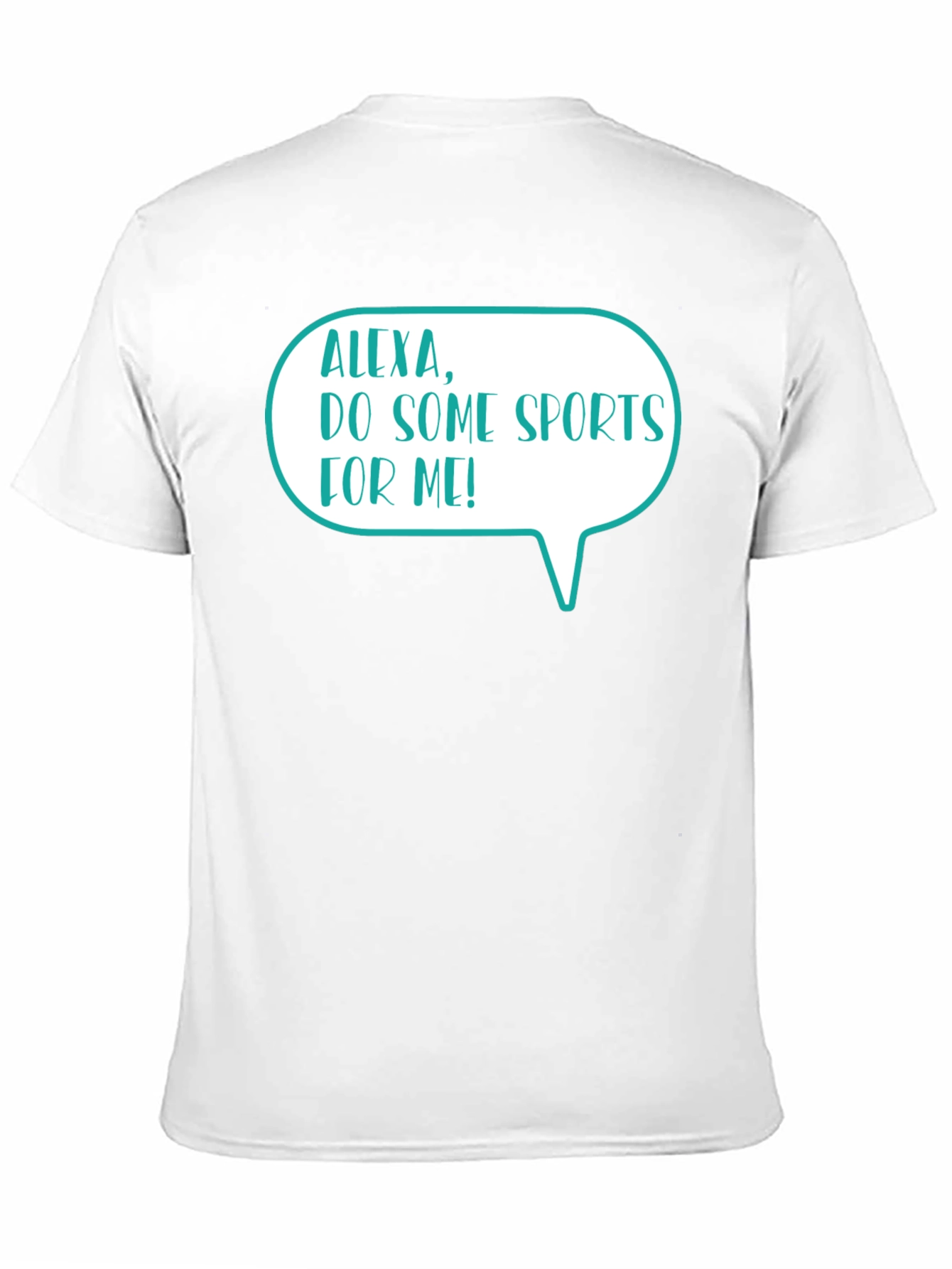Alexa Do Some Sports Mens Black T-Shirt