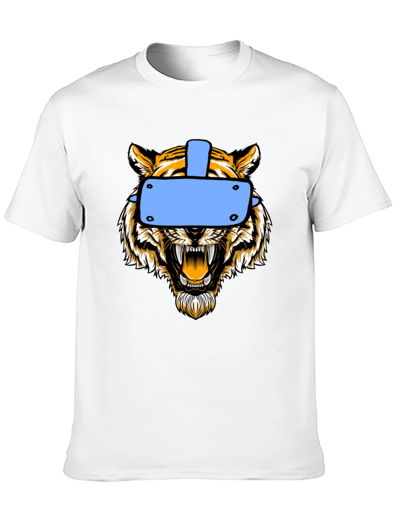 Tiger VR Headset Graphic Tee - Black