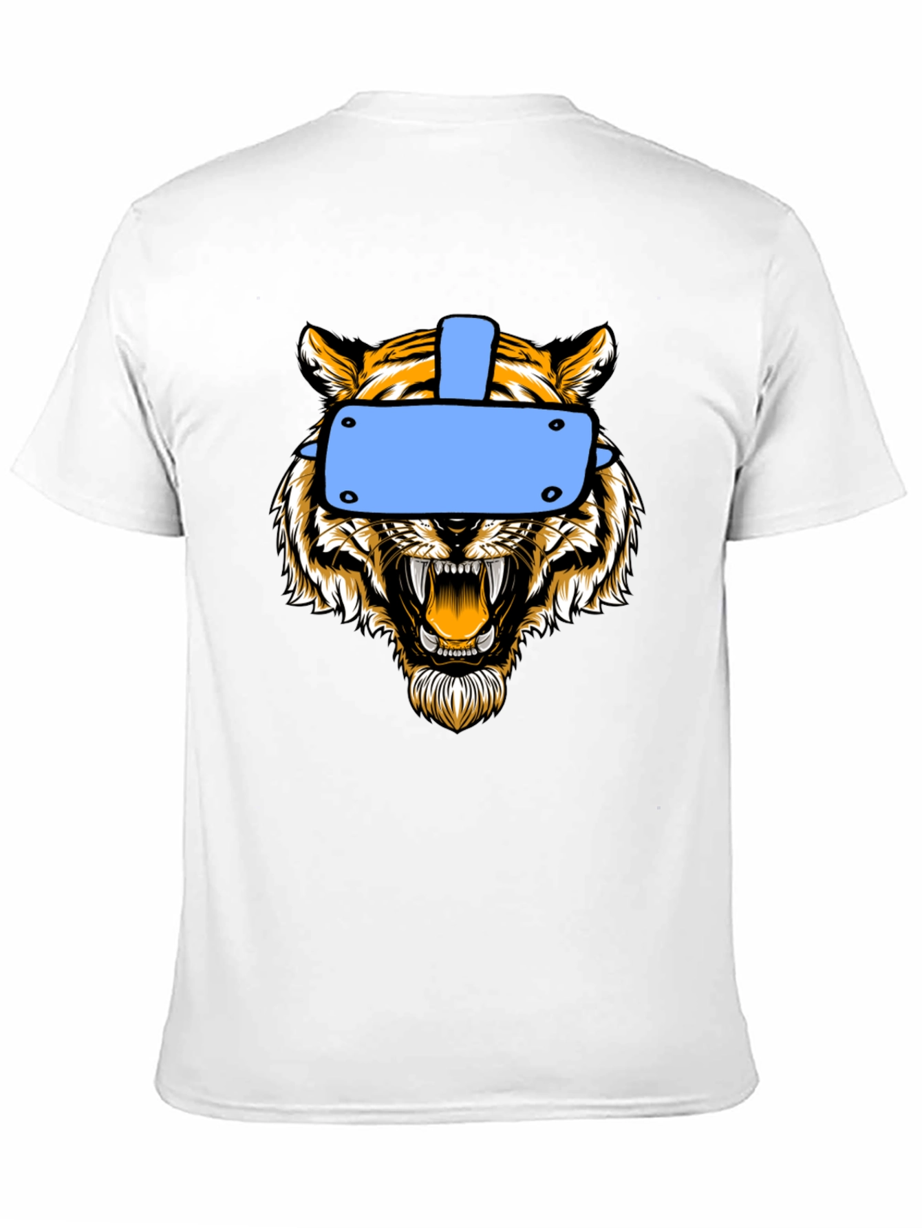 Tiger VR Headset Graphic Tee - Black