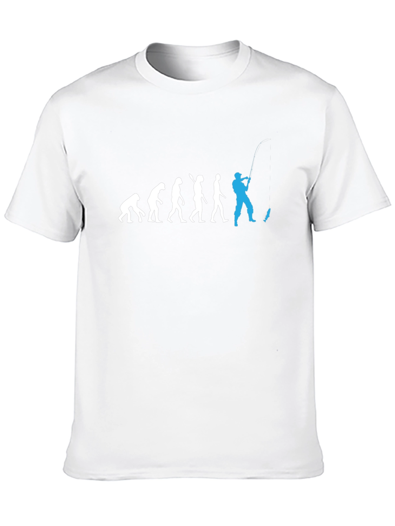 Evolution of Fishing Mens T-Shirt