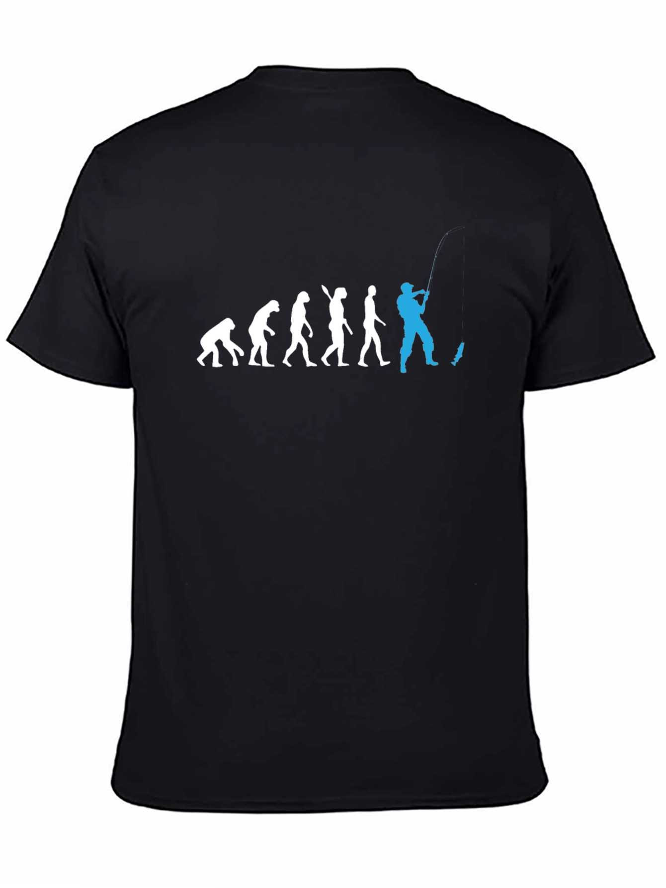 Evolution of Fishing Mens T-Shirt