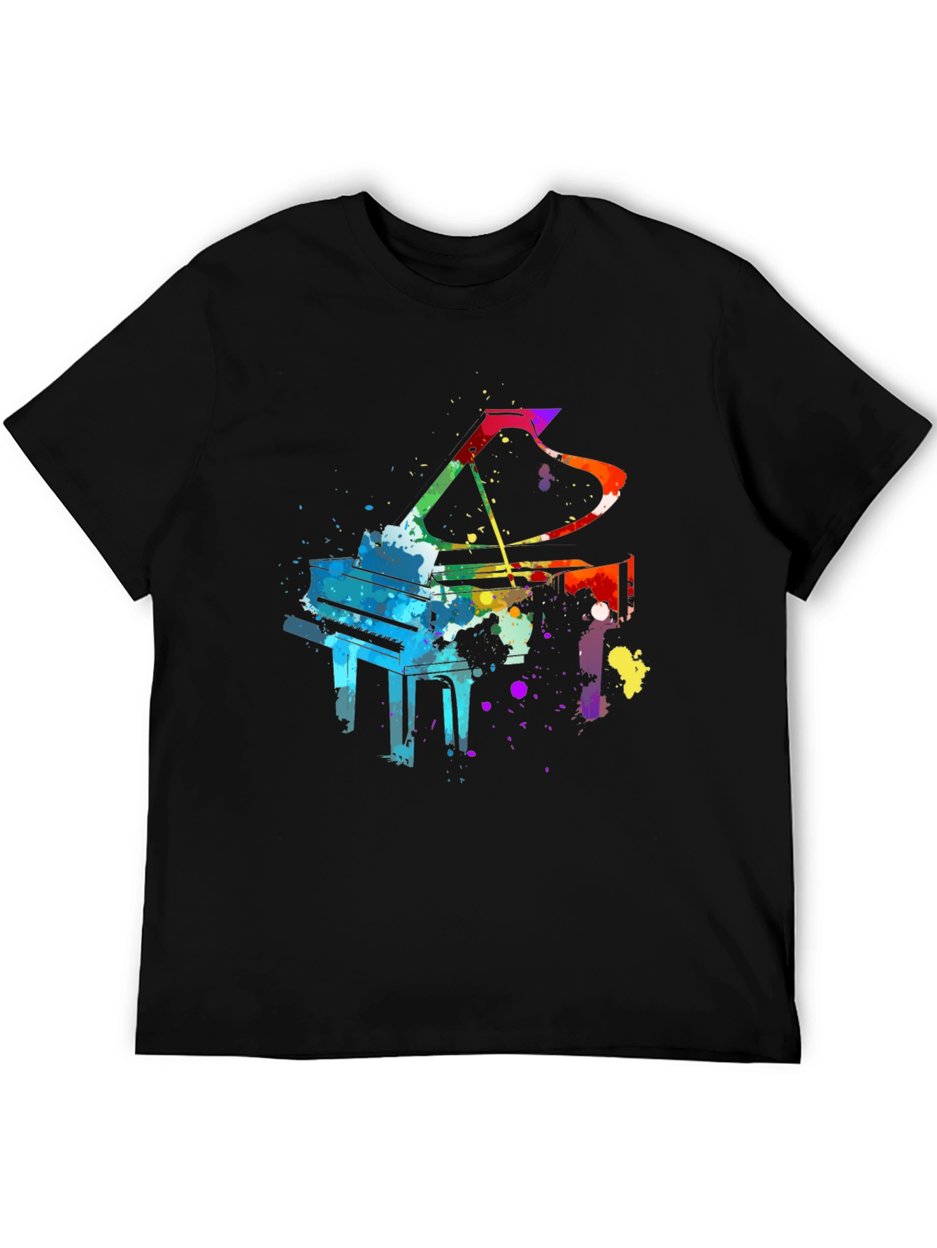 Watercolor Piano Graphic Tee