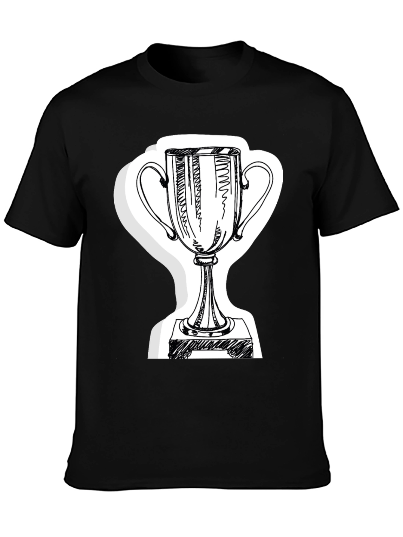 Trophy Graphic T-Shirt - Black Tee