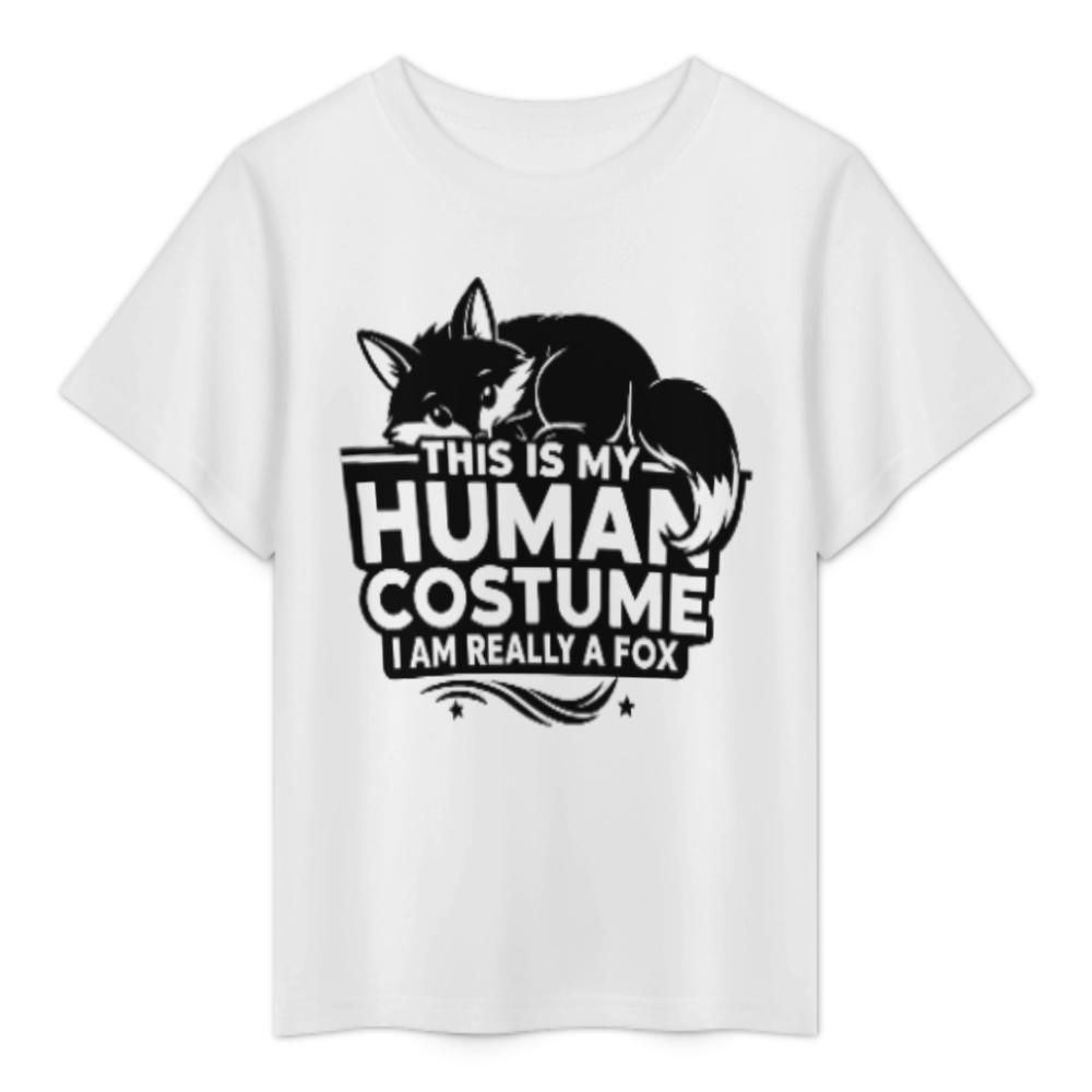 Fox Costume T-Shirt – Fun Animal Graphic Tee(z1197)