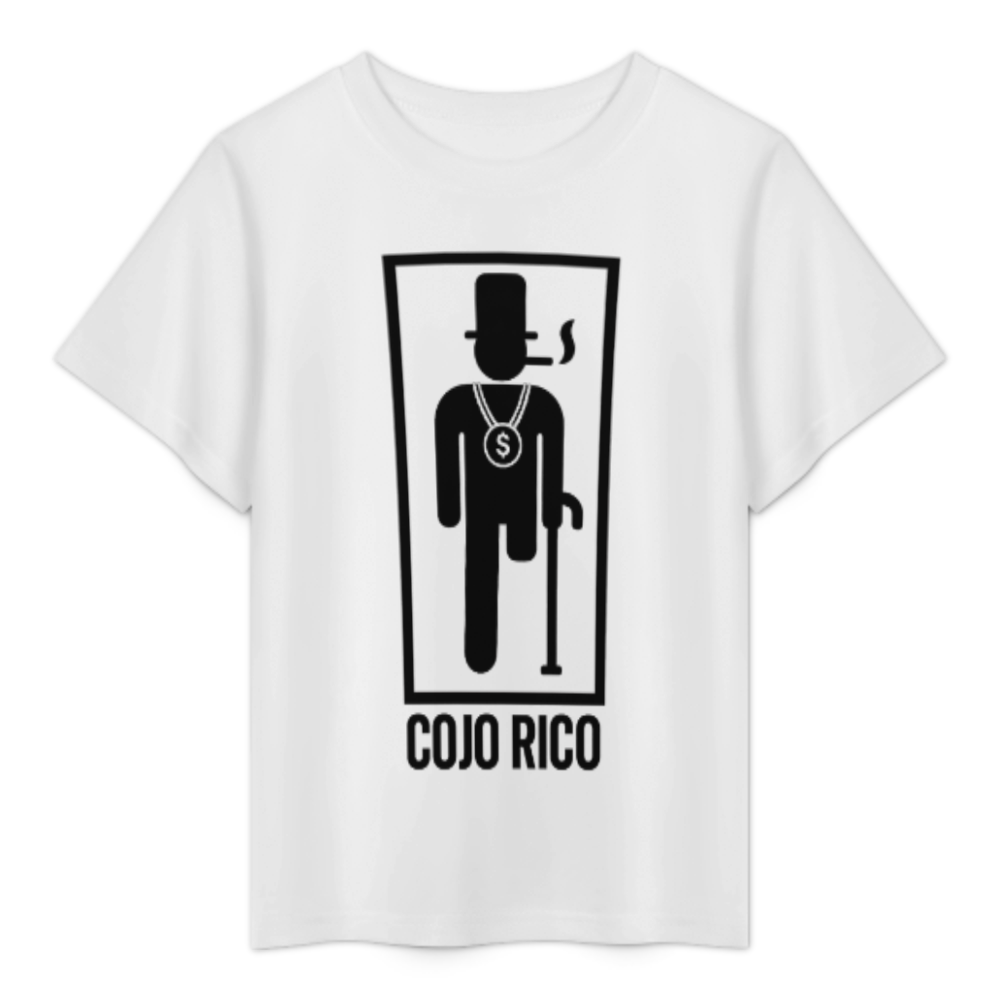 Cojo Rico Minimalist Streetwear Graphic T-Shirt – Urban Icon Design(z1208)