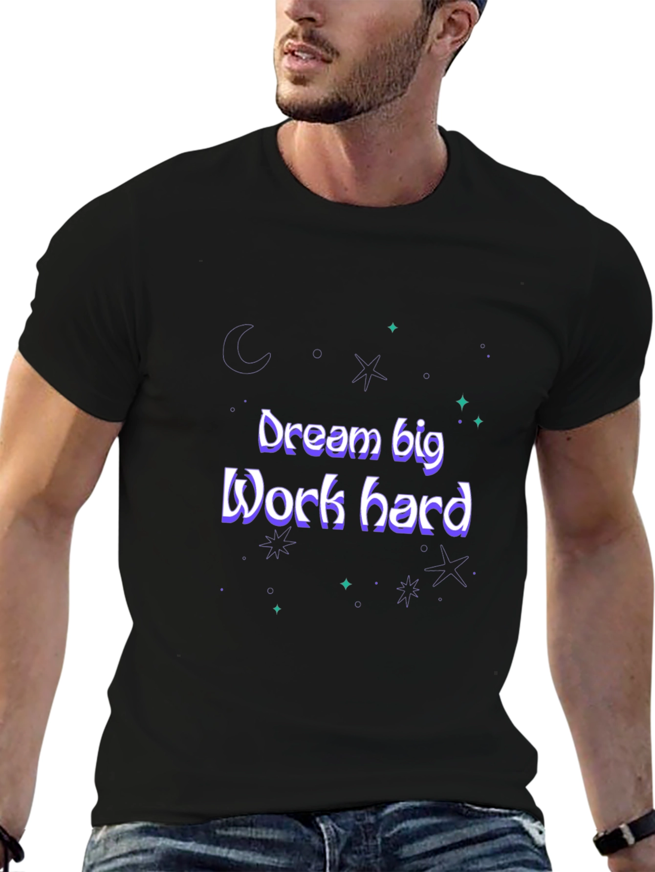 Dream Big Work Hard Graphic Tee
